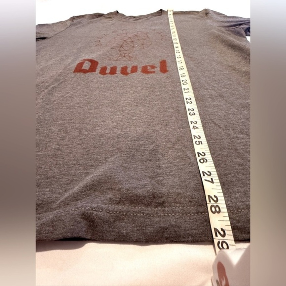 Vintage Duvel Brewing Co. T-Shirt by Normal Human – Heather Grey | Size L - Picture 3 of 8